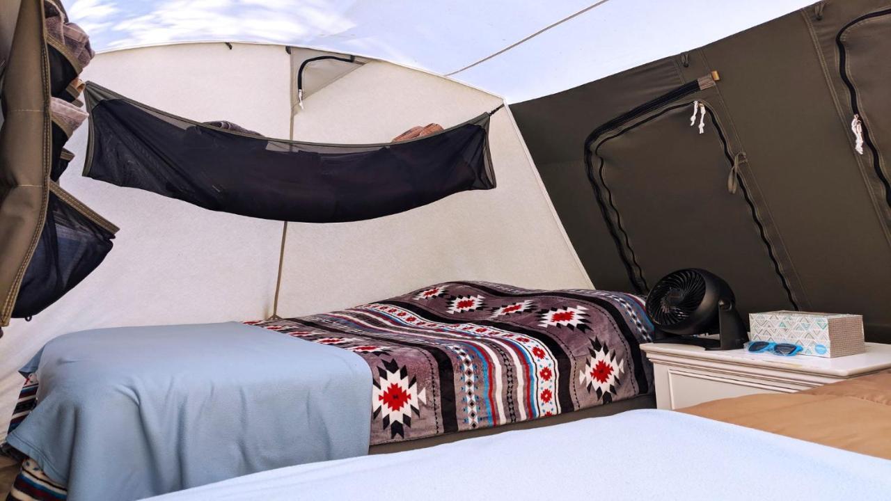 Funstays Glamping Setup Tent In Rv Park #4 Ok-T4 모아브 외부 사진